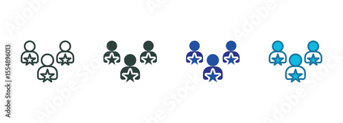 Member Icon Set Multiple Style Of