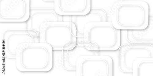 White and gray overlap triangle geometric technology pattern. gray rectangle frames with soft shadows white square line technology concept .White triangular beautiful tech layout triangle background. 