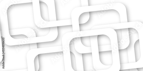 White and gray overlap triangle geometric technology pattern. gray rectangle frames with soft shadows white square line technology concept .White triangular beautiful tech layout triangle background. 