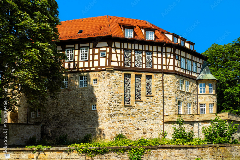 Obraz premium Ehemaliges Wasserschloss in Sachsenheim