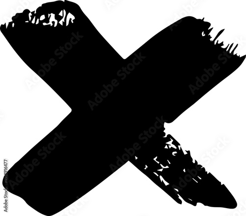 X draw paint. X black mark set. highly detailed and different crosses. Hand drawn crossed brush strokes. Cross sign graphic symbol.  JPG. PNG. SVG.
