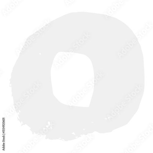 Number 0 made of white paint isolated on white background. Number 1, 2, 3, 4, 5, 6, 7, 8, 9, 0. SVG. numbers-punctuation. art.