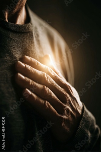 Emotional connection studio setting portrait photography dimly lit environment close-up view heartfelt concept