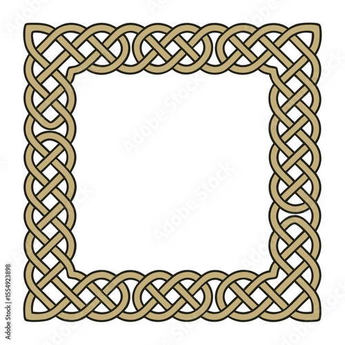 Celtic Knot Border Vector Design