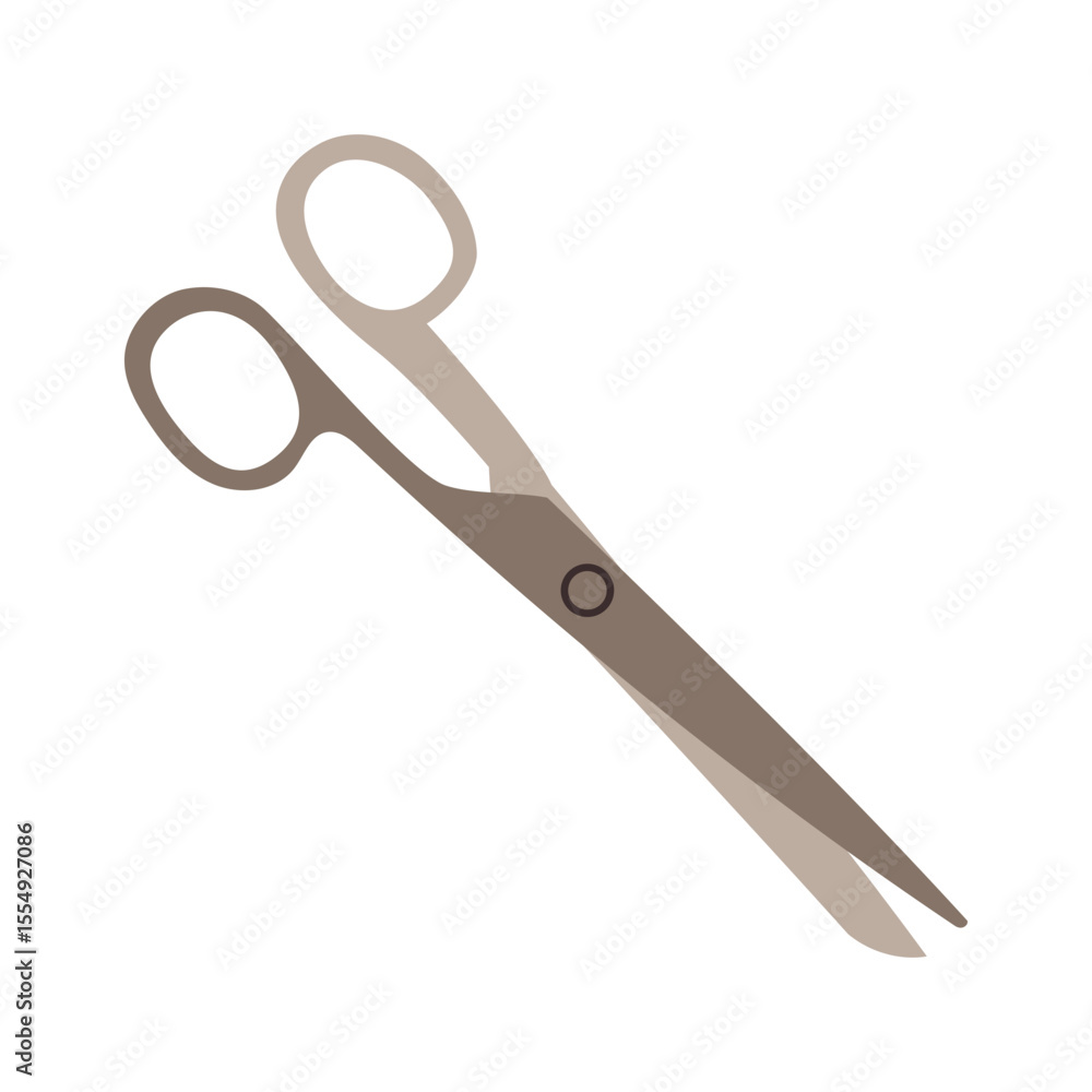 Isolated scissors icon. Scissors symbol for cutting paper, hair, sewing, scissoring, knitting, shear concept.Hand drawn Vector illustration EPS 10. Isolated scissors icon. Scissors symbol for cutting paper, hair, sewing, scissoring, knitting, shear concept.Hand drawn Vector illustration EPS 10.