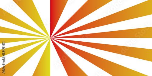 Abstract vivid, radial spiral burst pattern orange and white curved rays. Dynamic and symmetrical,Sunset light retro design. Vintage sunrays swirl sun beam pattern. Swirl texture with stripes,
