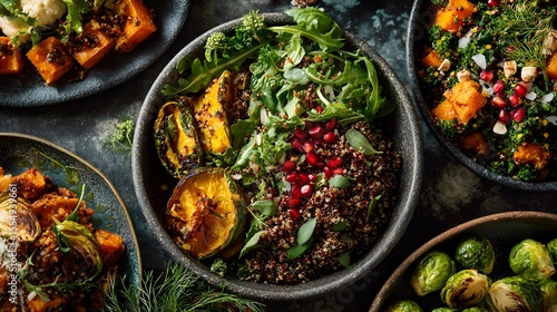 Radiant Leafy Greens Composition Showcasing Fresh Plant-Based Ingredients – Immersive Visual for Sustainable Recipe and Wellness Branding