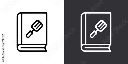 Outline icon of recipe book