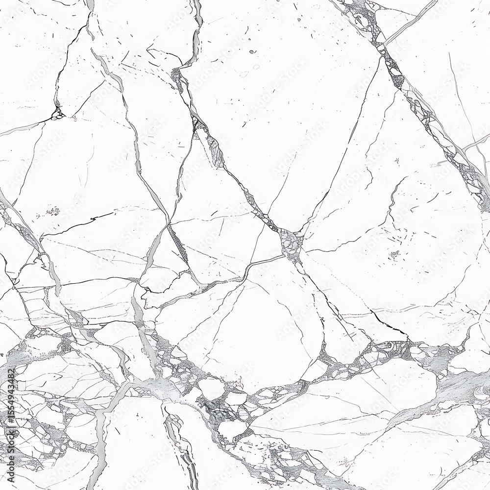 Fototapeta premium Elegant white marble texture seamless pattern background