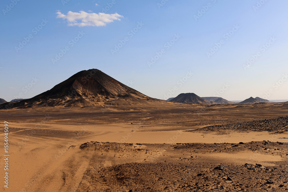 The Martian Landscape of the Black Desert in Egypt The Martian Landscape of the Black Desert in Egypt