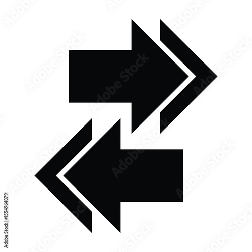 Next And Back  Icon Element For Design