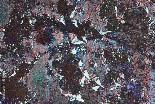 STEEL - Peeling paint and rust on iron