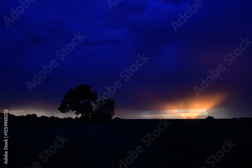 Wallpaper Mural Storm Clouds Sunset Torontodigital.ca