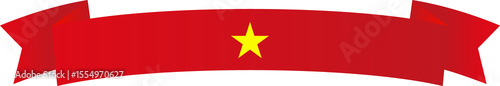 Free Download Vietnam Flag Frame Ribbon Corner Border Illustration - GFXLoad