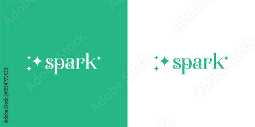 spark logo design unique	
