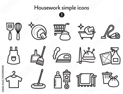 アイコン集 家事