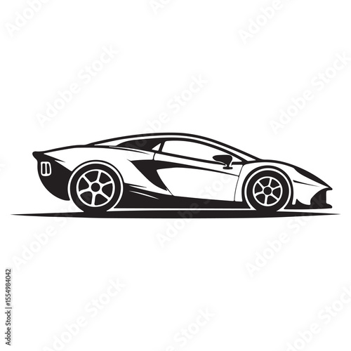 sport car vector illustration
