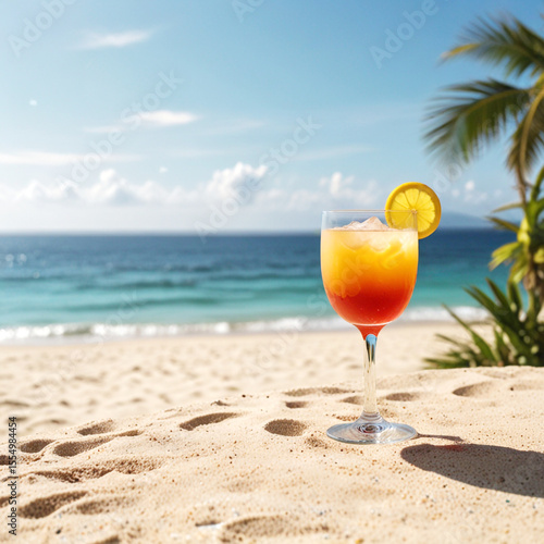 cocktail on the beach