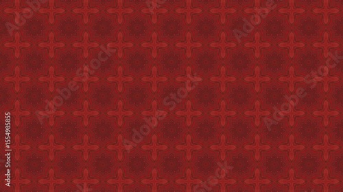 Sophisticated Red Geometric Pattern Background: Seamless Motion Graphics Visual for Design Projects