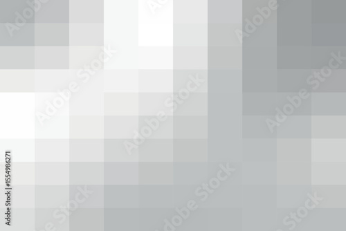 Abstract geometric pattern of grayscale squares with soft gradient transitions