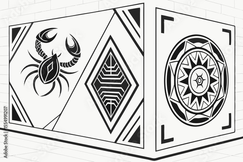 vector illustration of an ancient greek orthodox church