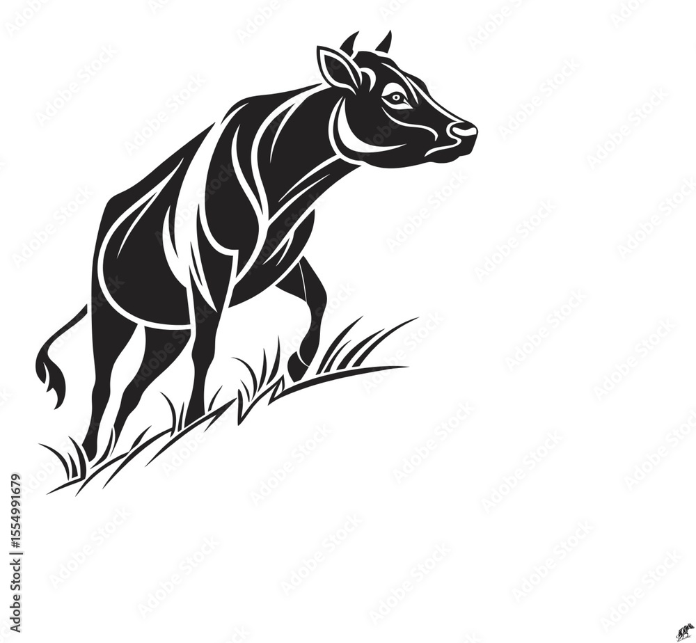 Fototapeta premium vector illustration of a zebra