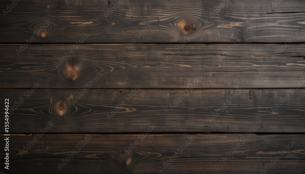Fototapeta premium Panel de madera rústica en tonos oscuros. 