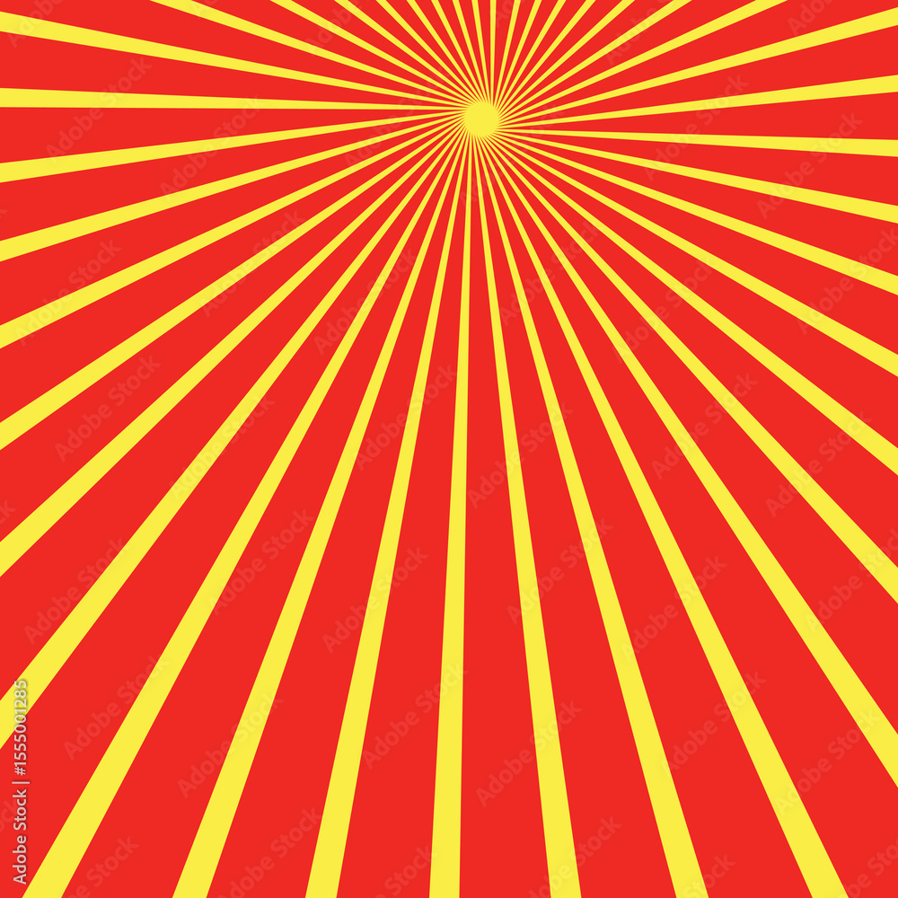 Fototapeta premium Sun burst background. Sun rays background. Retro abstraction. Comic design.