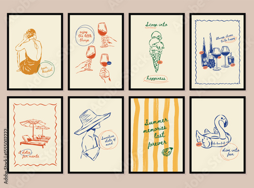 La Dolce Vita posters collection. 