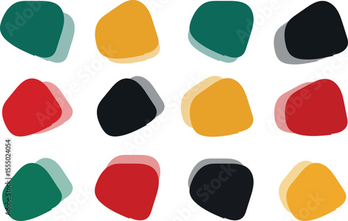 Dynamic Abstract Design Toolkit: A Set of Colorful Grunge Brush Strokes and Creative Vector Elements for Visual Impact