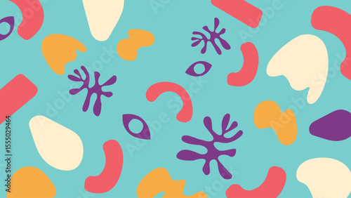 Playful ink blot background