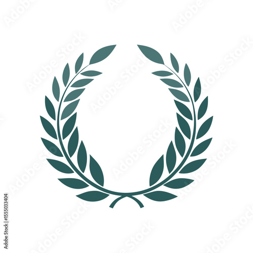 Vintage Wreath Frame With Laurel Decoration