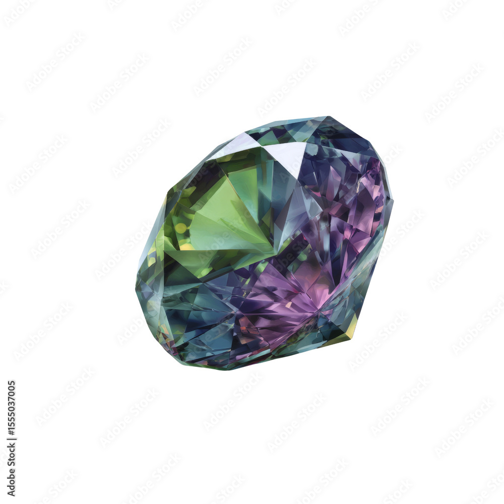 Stunning multi-colored gemstone transparent background high-quality image reflective surface close-up view Stunning multi-colored gemstone transparent background high-quality image reflective surface close-up view