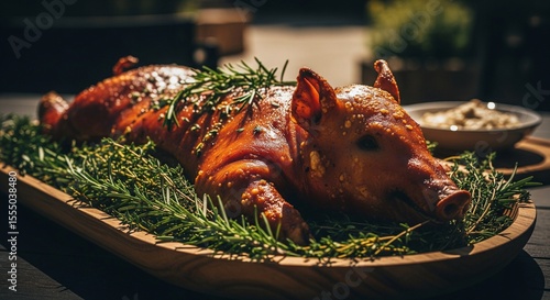 barbecued suckling pig