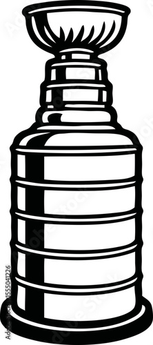 Stanley Cup Scalable SVG Vector Graphic with Editable Paths and Layers for Web, UI Design, Digital Art, and Print Applications