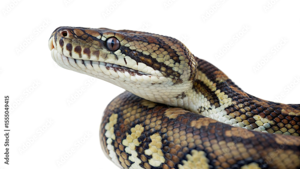 Obraz premium Snake, isolated transparent background