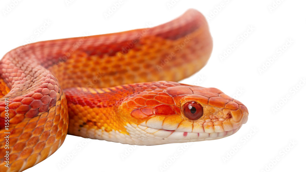 Obraz premium Snake, isolated transparent background