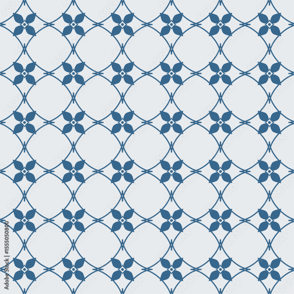 Naklejka premium seamless blue pattern