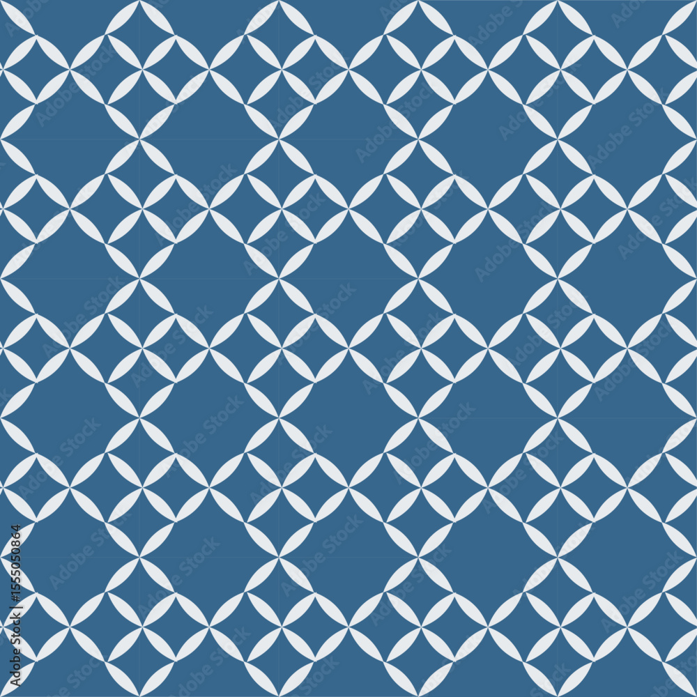 Naklejka premium seamless blue pattern