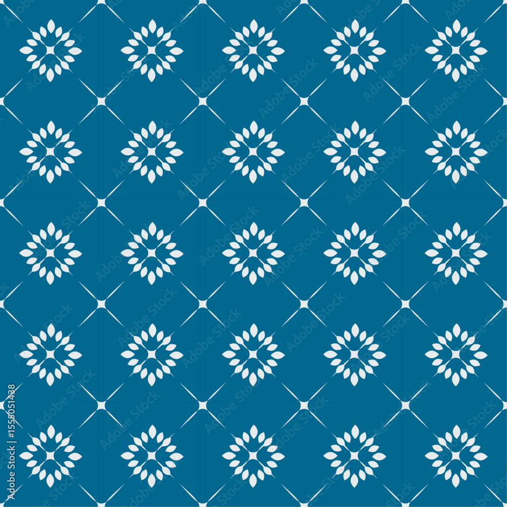 seamless blue pattern