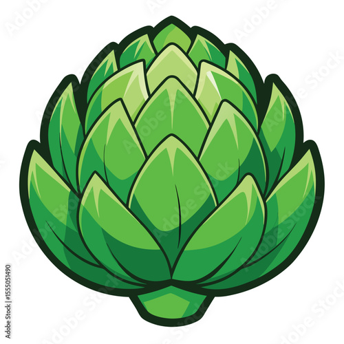 artichoke vegetable  isolated  on white background