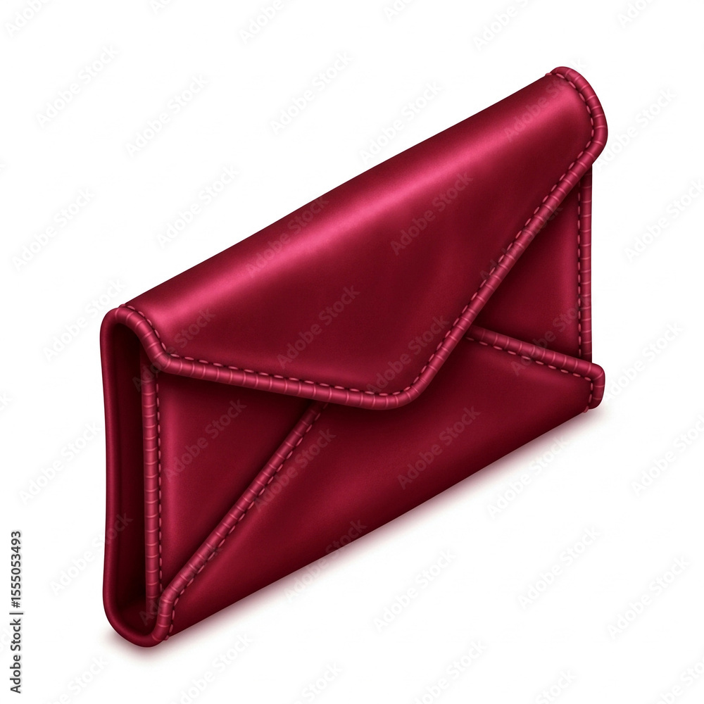 Isometric mail envelope made from fabric Isometric mail envelope made from fabric