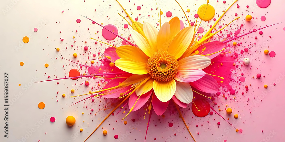 abstract flower background abstract flower background