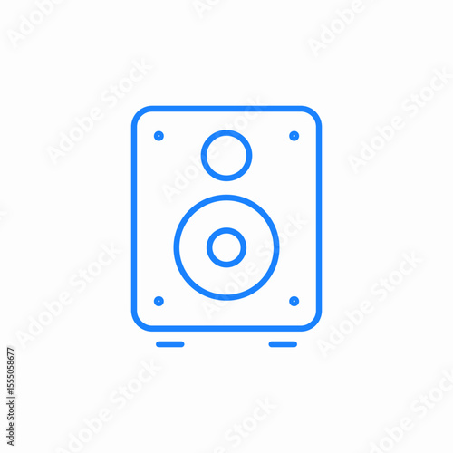 sound system icon sign vector