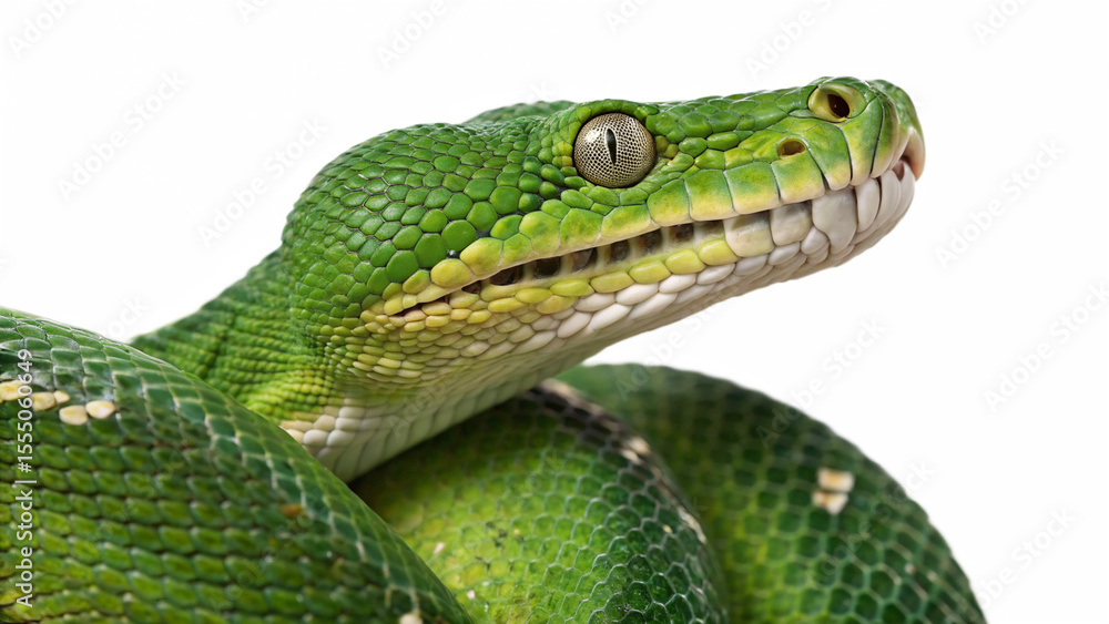 Obraz premium Snake, isolated transparent background