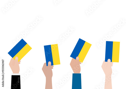 Election in Ukraine. Election Concept. Vector Illustration.