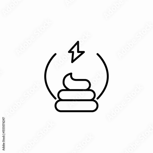 bad smell hazard icon sign vector