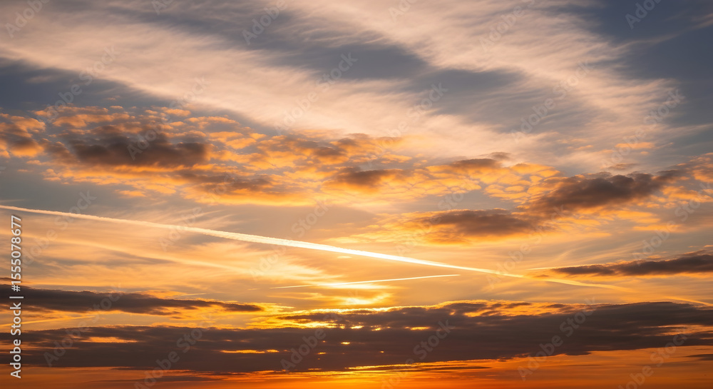 Fototapeta premium Sunset Sky Cloudscape