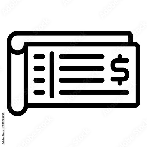 bank check icon