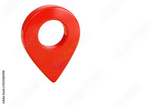 Free Download Isolated Red Map Pointer for Locations - GFXLoad